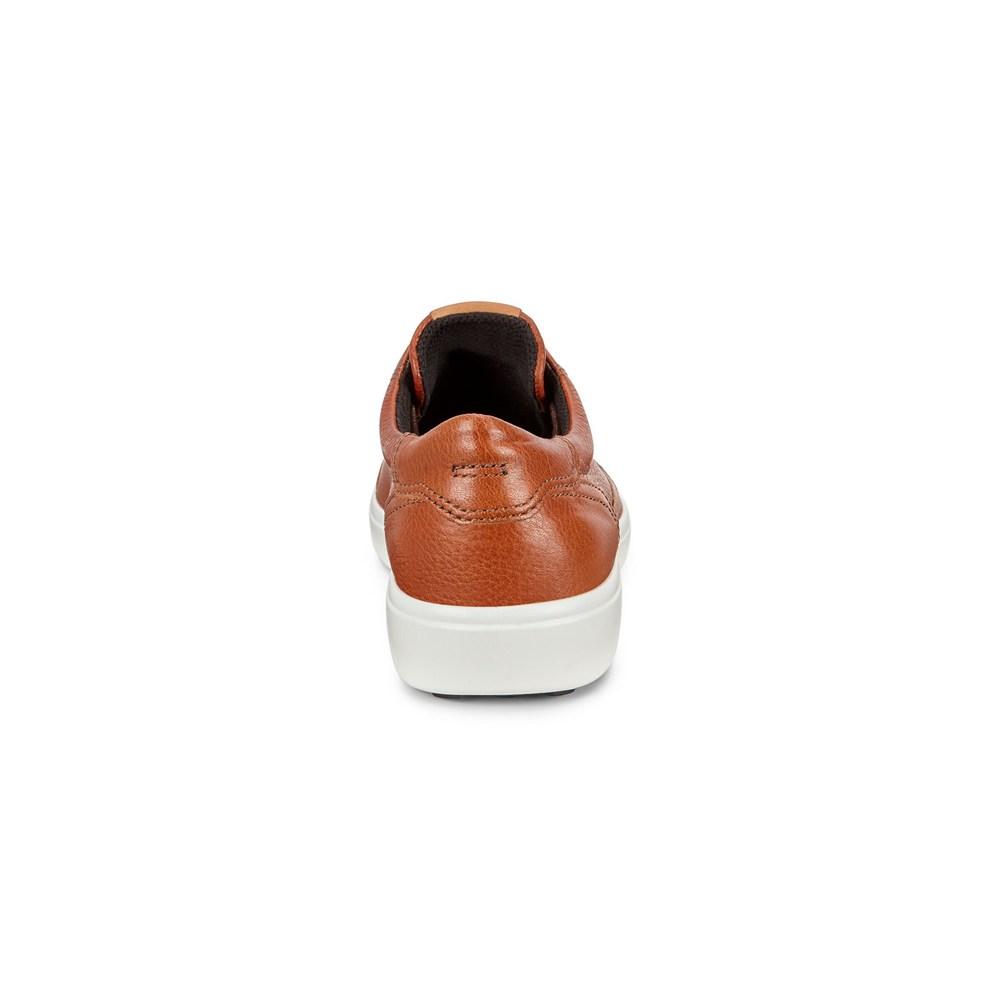 Tenis Hombre - ECCO Soft 7 Long Lace - Marrom - QAW257041